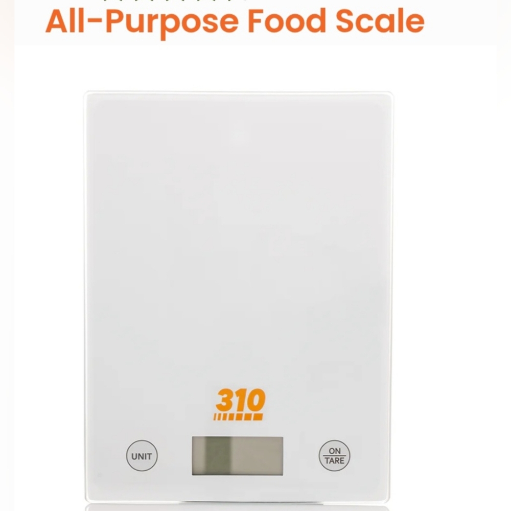 New White All-Purpose Food Scale